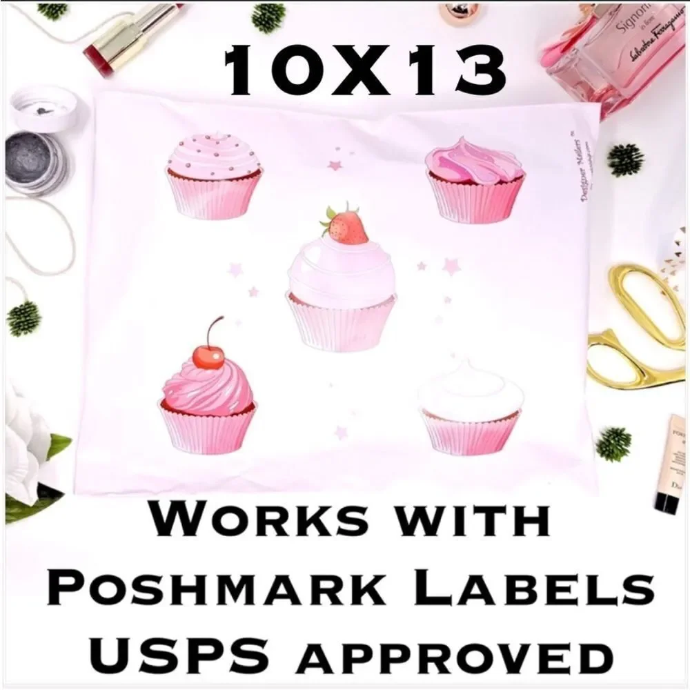 Poly mailers tissue paper stickers